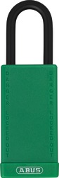 Aluminiumhänglås 74LB/40 green KD 1 key